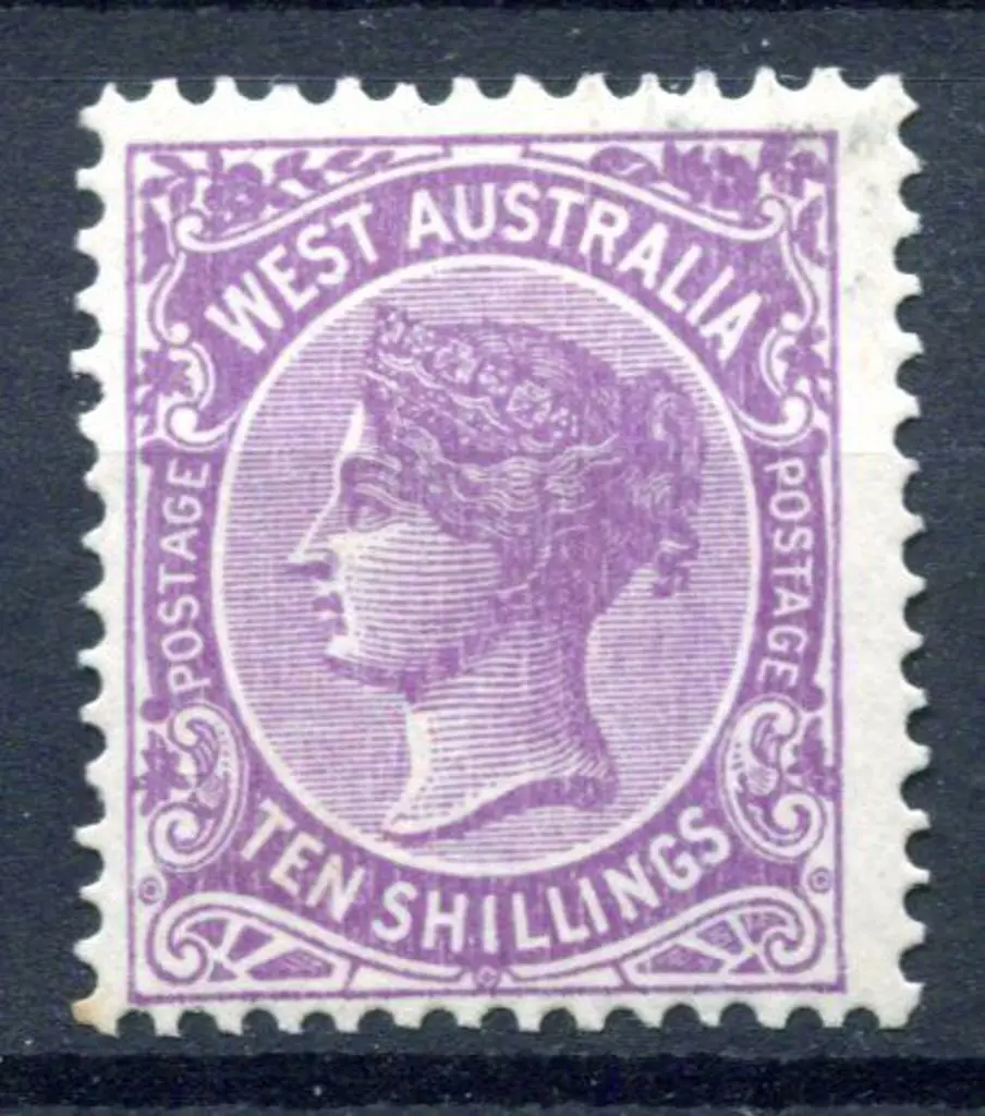 1902 10/- deep mauve. MLH, centred low. SG 127, ... Image 1++