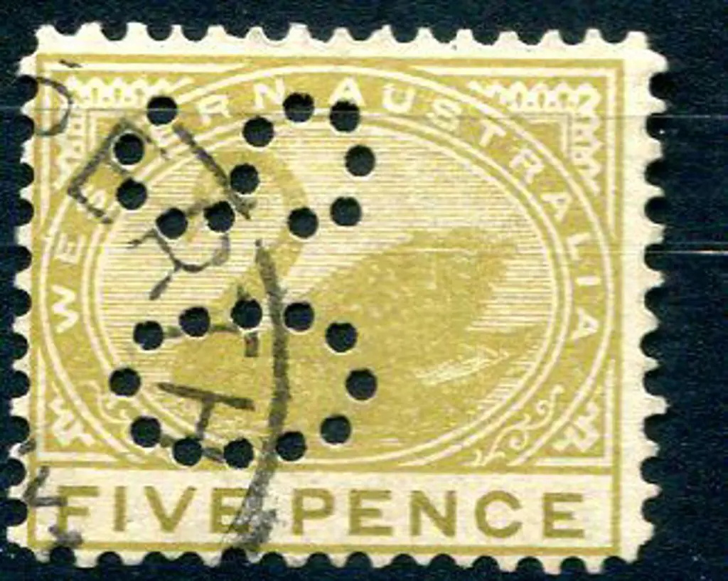 1902/17 5d bistre, V/Crown wmk, perfined "OS". ... Image 1++