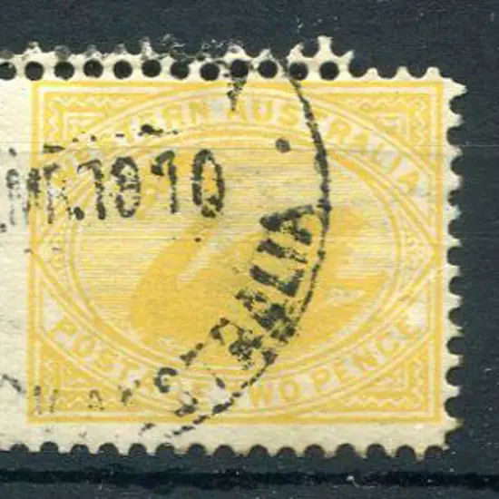 1905 2d yellow with 2 used examples each showing ...