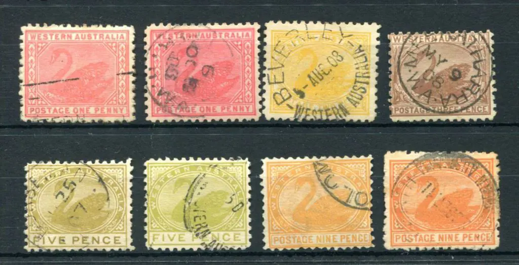1905/12 1d rose-pink (SG 151), 1d carmine red (SG ... Image 1++