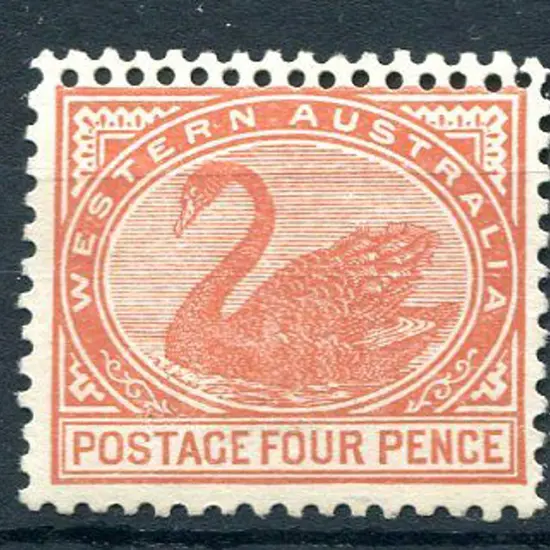 1910 4d bright brown-red with double perfs at ...