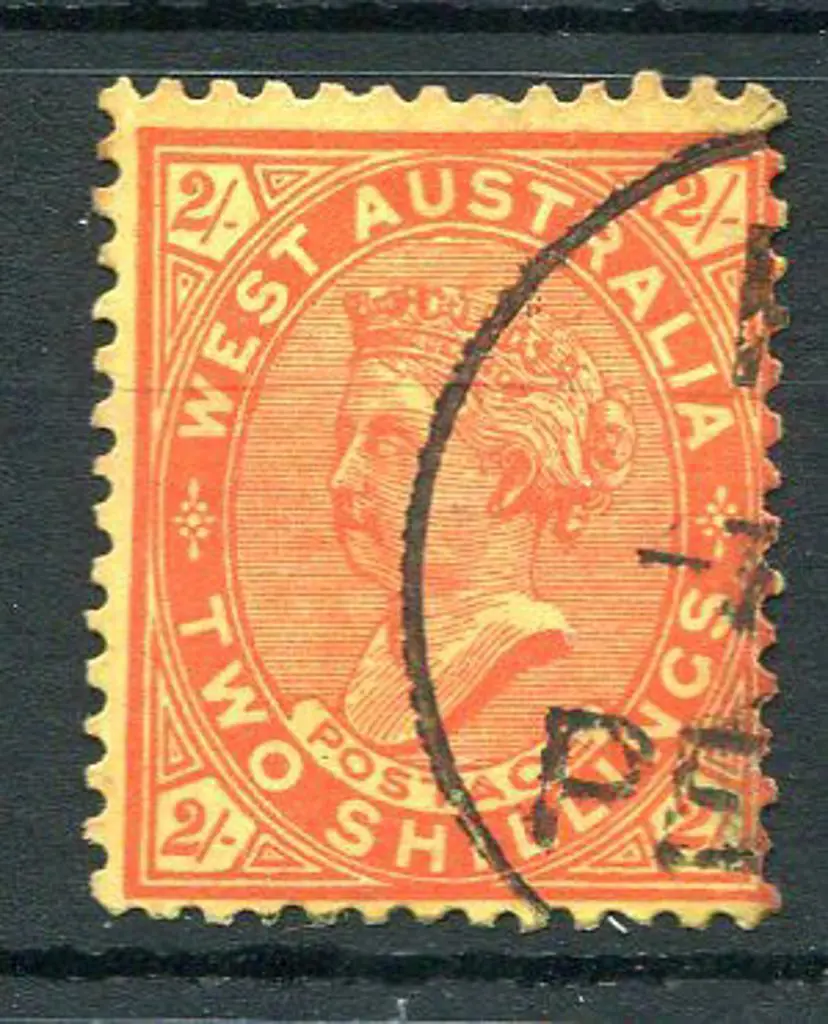 1911 2/- vermilion/yellow. Fine used with neat ... Image 1++