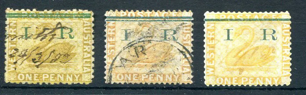 1872/78 Internal Revenue 1d ochre, wmk Crown CC, ... Image 1++