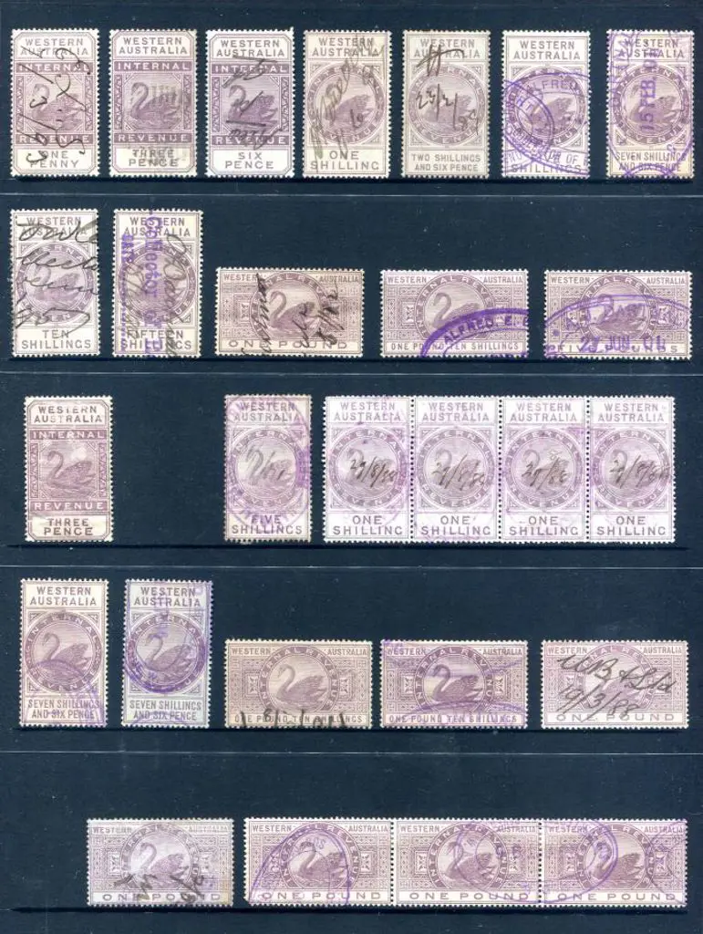 1881/96 & 1896/97 "lilac" Internal Revenues with ... Image 1++