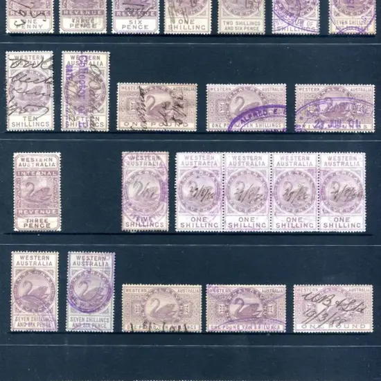 1881/96 & 1896/97 "lilac" Internal Revenues with ...