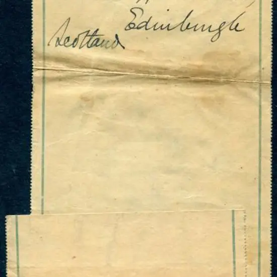 1903 ½d green wrapper with single lined border ...