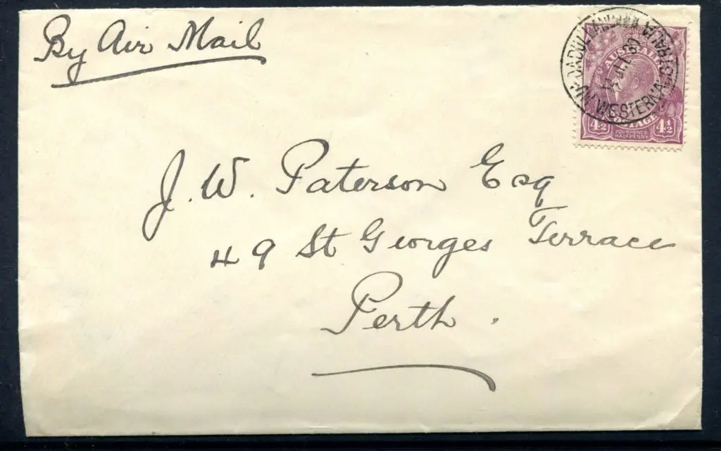 1930 (14th July) "By Air Mail" endorsed cover ... Image 1++