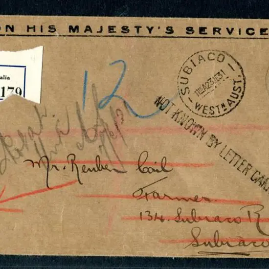 1931 (17th June) Registered OHMS cover bearing KGV ...