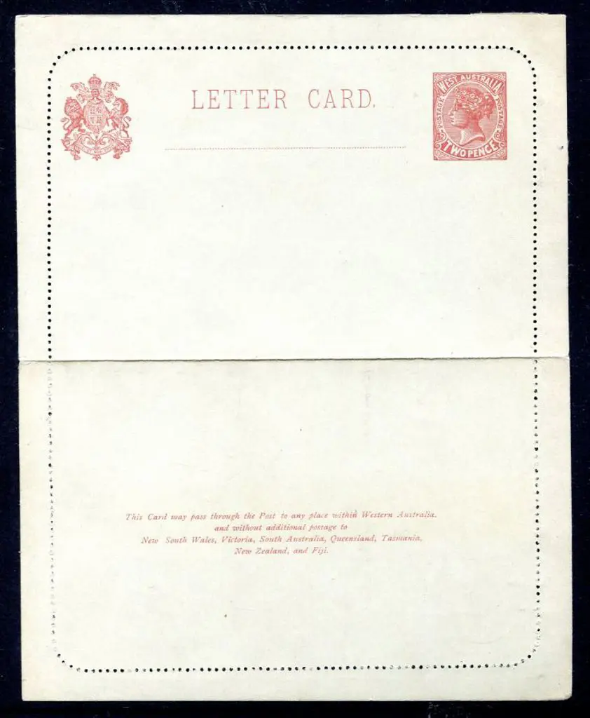 1902 2d brown-red QV Lettercard with text on back. ... Image 1++