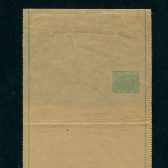 1903 ½d green wrapper with single lined border. ...