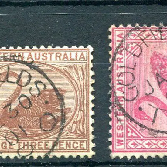 Eastern Goldfields Railway T.P.O. EG 5.Two fine ...