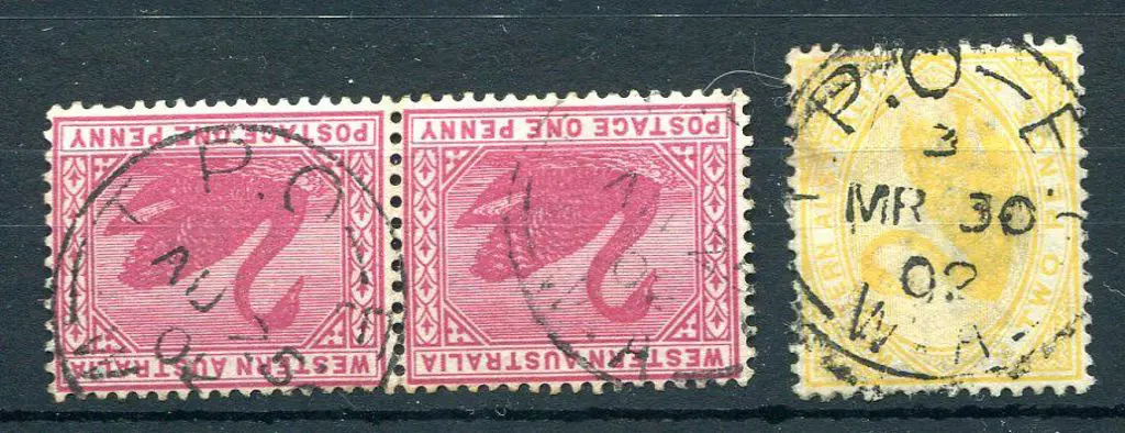 Eastern Goldfields Railway T.P.O. EG 6. Two index ... Image 1++