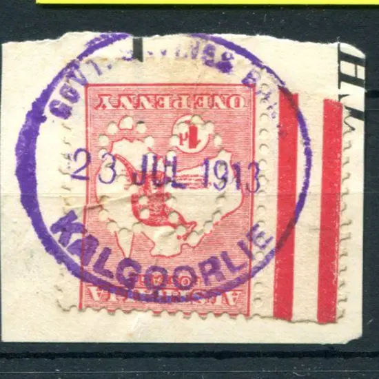 Kalgoorlie Govt. Savings Bank 31 GSB. Violet ...