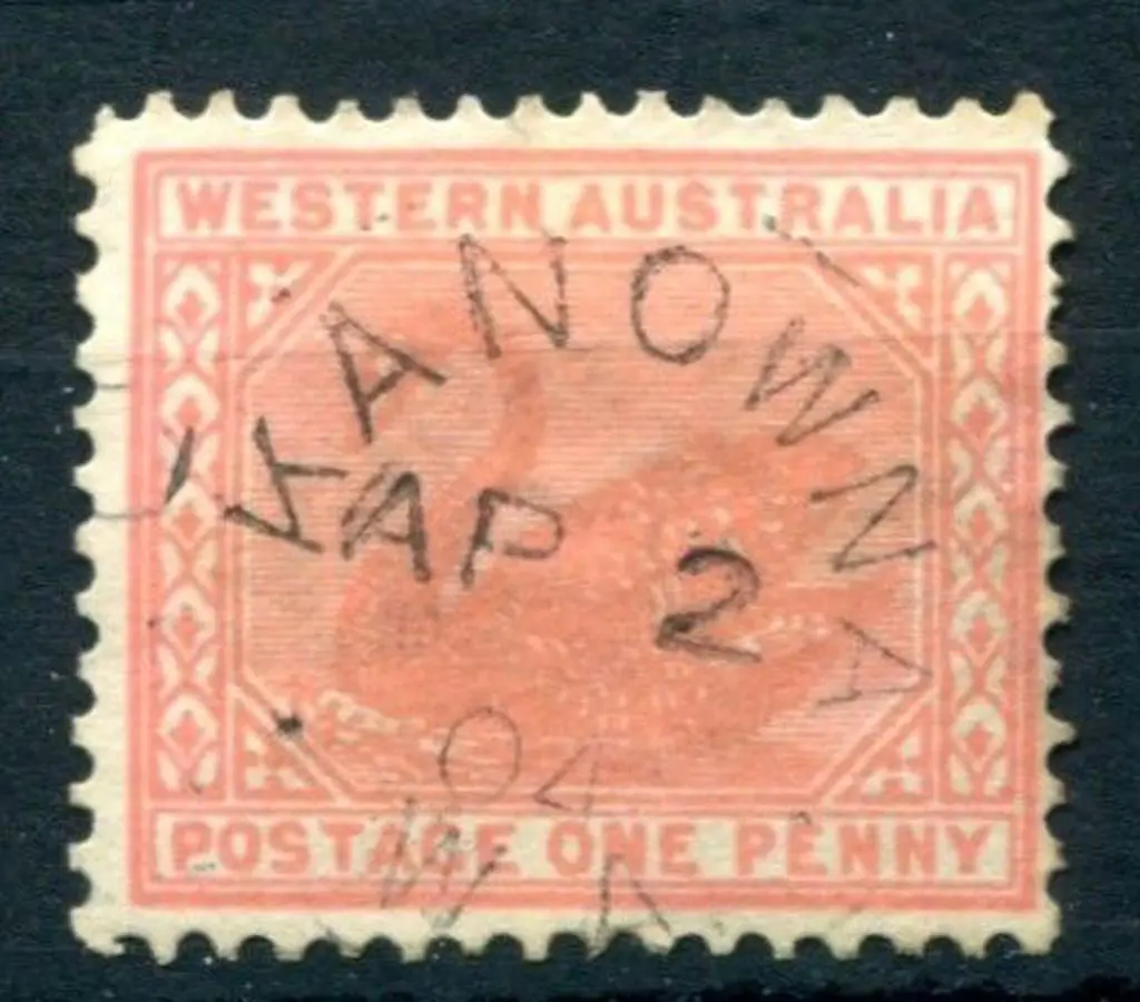 Kanowna 3b-c with narrow "W" 90% upright strike on ... Image 1++