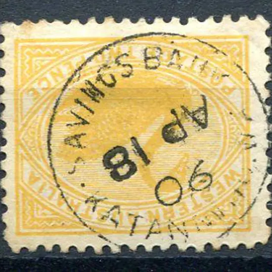 Katanning Savings Bank Sbii. Complete strike on 2d ...