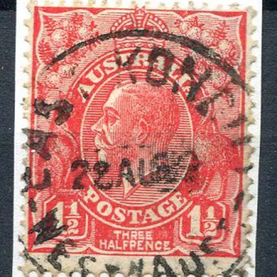 Kondut East B28 on 1½d red KGV dated 22 AU 29. ...