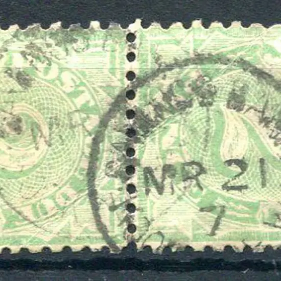Kookynie Savings Bank Sbii on pair 2d Postage Dues ...
