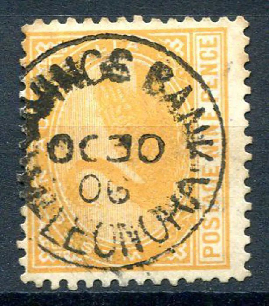 Leonora Savings Bank SBv on 9d orange swan for OC ... Image 1++