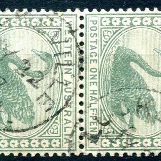 Lockville 3b Two part strikes on pair ½d green ...