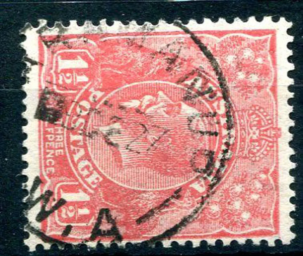 Maramanup C27 on 1½d red KGV for 9 DEC 27. PMI ... Image 1++