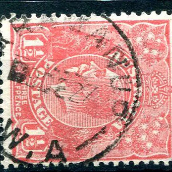 Maramanup C27 on 1½d red KGV for 9 DEC 27. PMI ...