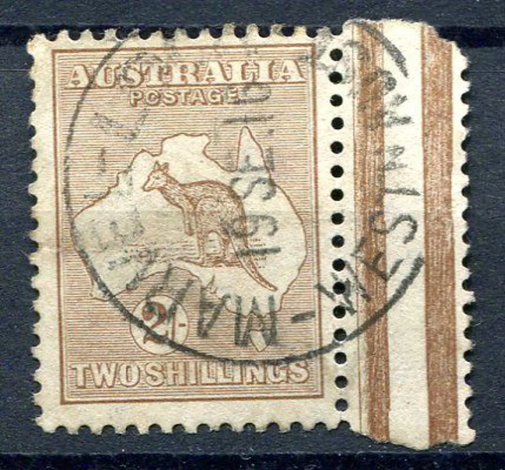 Marvel Loch B27 on 2/- light brown 2nd wmk ... Image 1++
