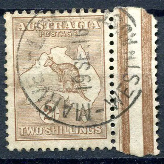 Marvel Loch B27 on 2/- light brown 2nd wmk ...