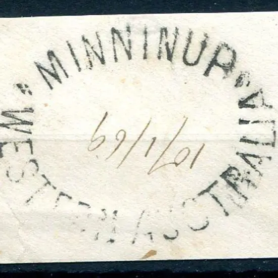 Minninup ODS2 Dated 10/01/69 in m/s on piece. PMI ...