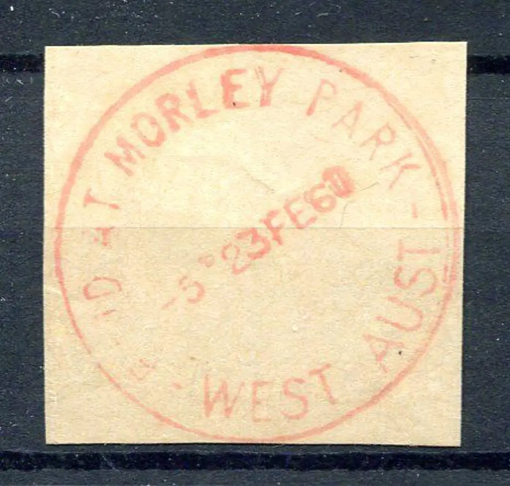 Morley Park Paid At Pd Ea 31. Fine complete strike ... Image 1++