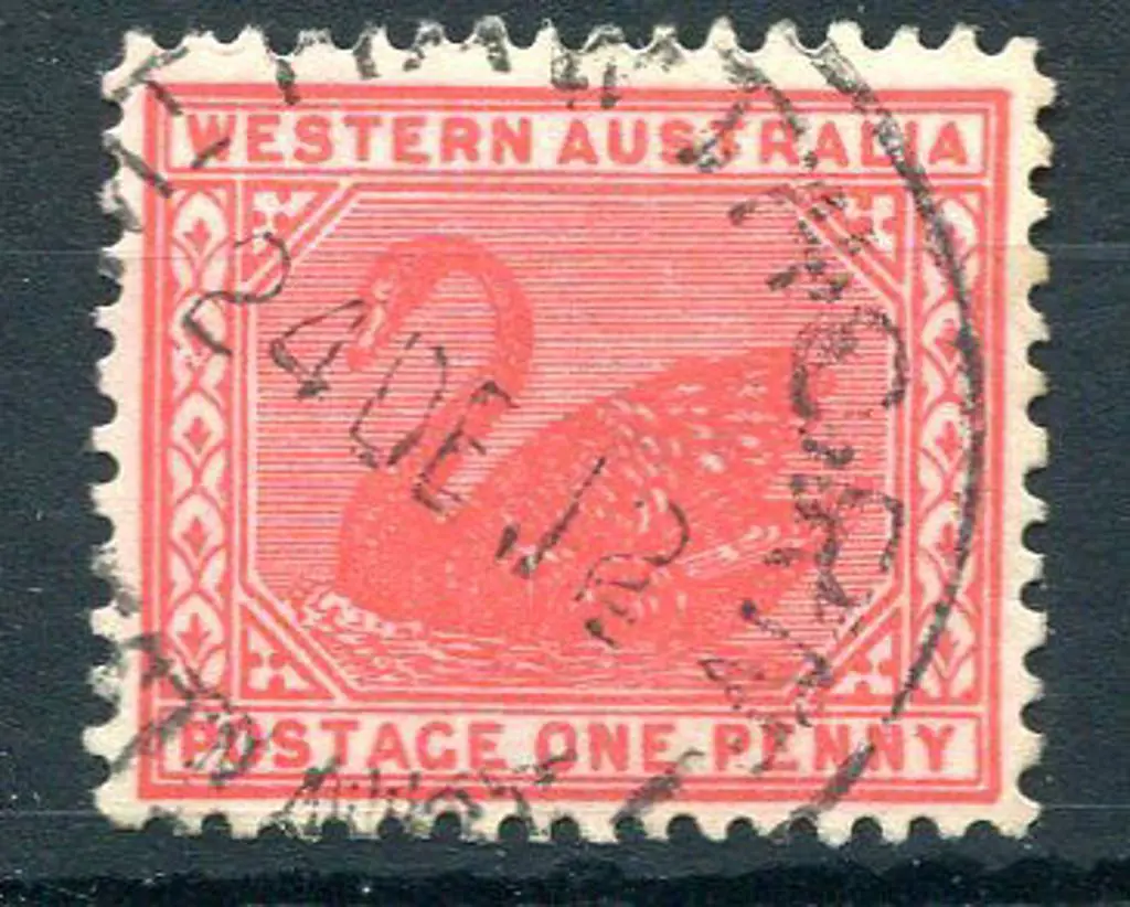 Mt Hawthorn B29 50% strike on 1d red swan dated 24 ... Image 1++