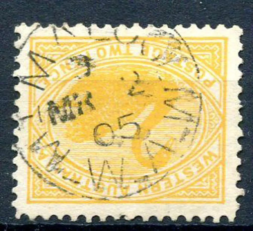 Mt Malcolm 3b-b index 3 on 2d yellow swan dated MR ... Image 1++
