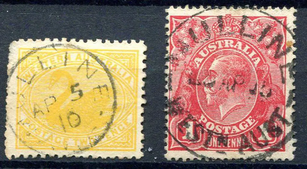 Mulline Two strikes incl a 3b on 2d yellow swan ... Image 1++