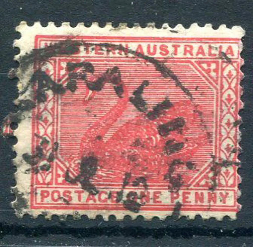 Naraling B28 Large date on 1d red swan for 31 JL ... Image 1++