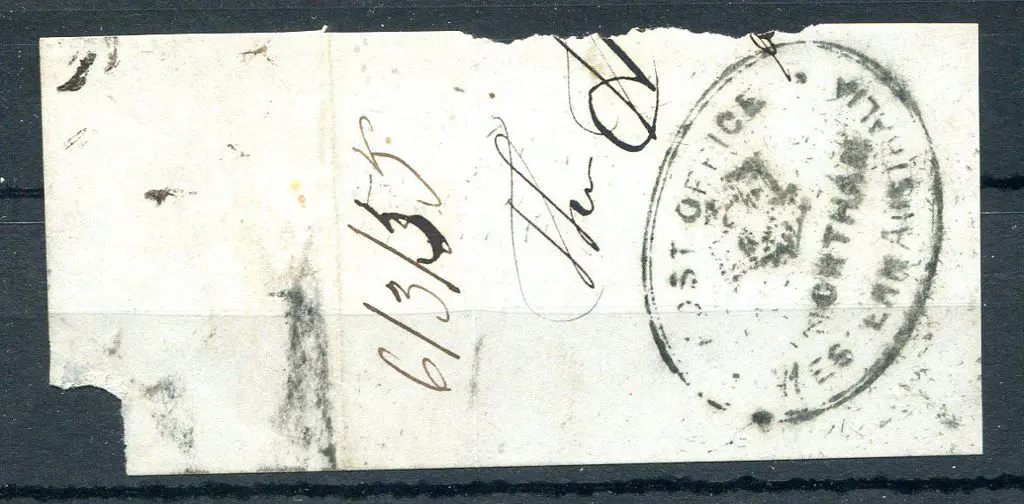 Northam PO 1 on piece dated 6/3/55 in m/s. PMI ... Image 1++