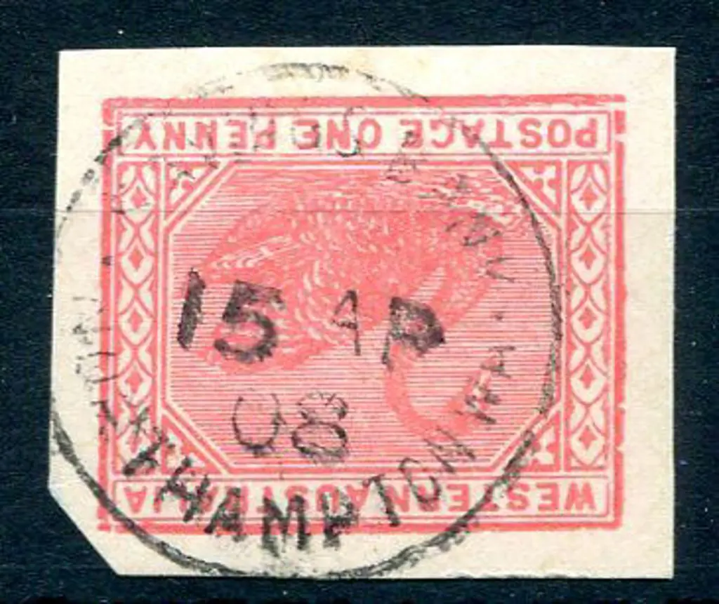Northampton Savings Bank Sbii on 1d red swan PS ... Image 1++