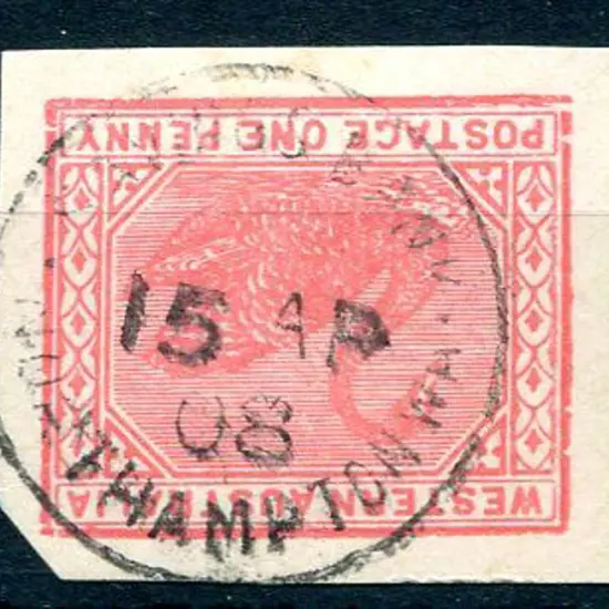 Northampton Savings Bank Sbii on 1d red swan PS ...