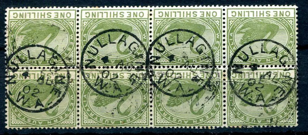 Nullagine 3b Four complete strikes on block of 8 x ... Image 1++