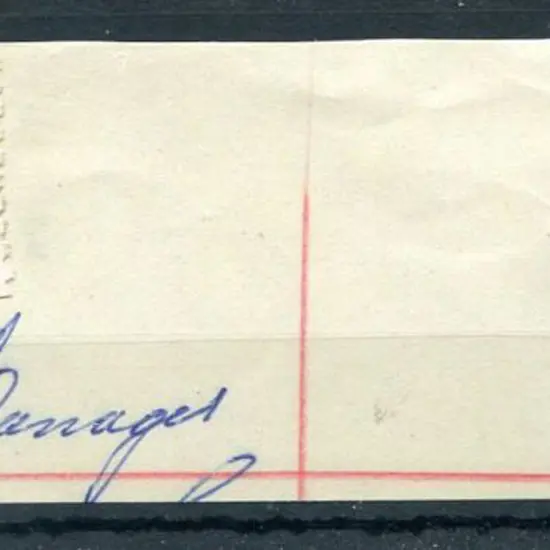 Pantapin Postale Department A29 on ½ d orange ...