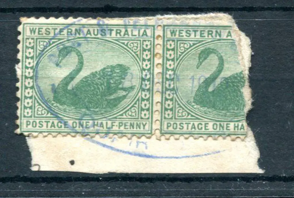 Quairading Post & Telegraph Office ORS 4 in blue ... Image 1++