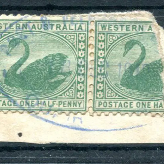 Quairading Post & Telegraph Office ORS 4 in blue ...