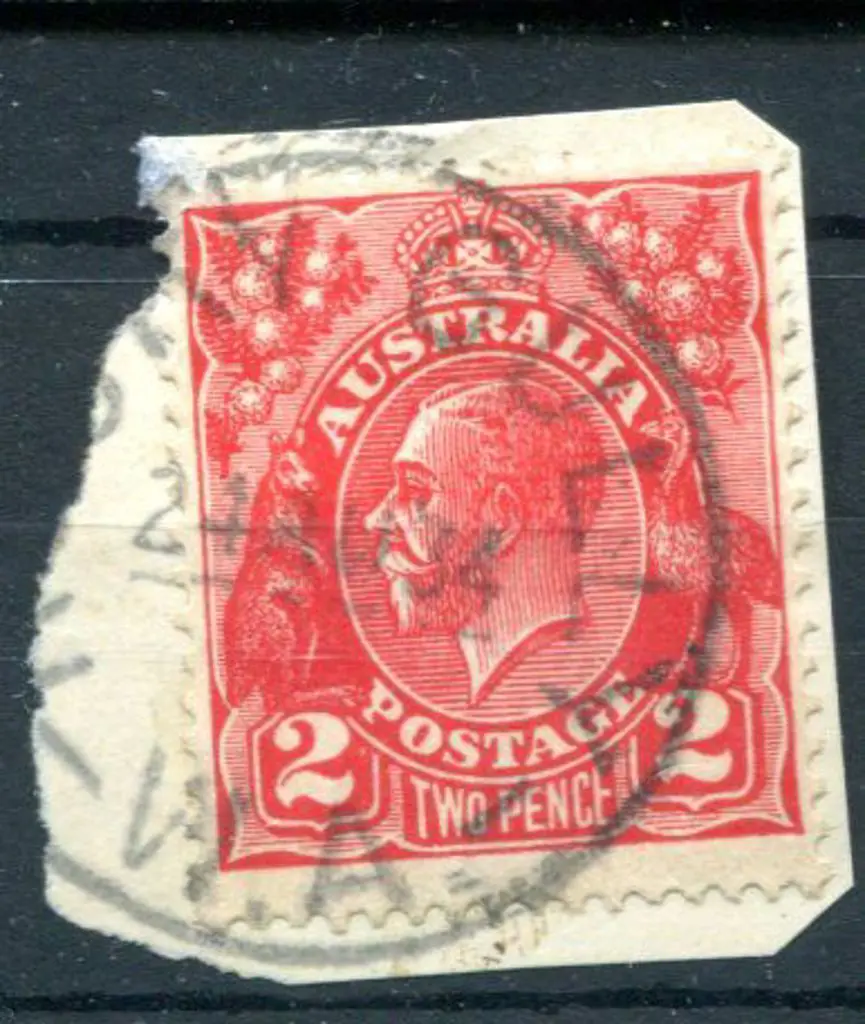 Rocky Gully C30 on 2d red KGV for 24 AU 34, the ... Image 1++