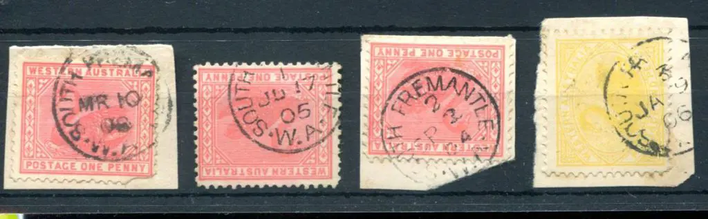 South Fremantle 3b's x 4 with different indices ... Image 1++