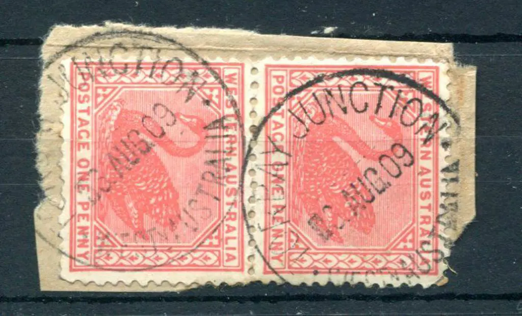 Torbay Junction D27. Two clear strikes on 1d red ... Image 1++