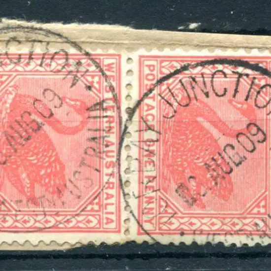 Torbay Junction D27. Two clear strikes on 1d red ...