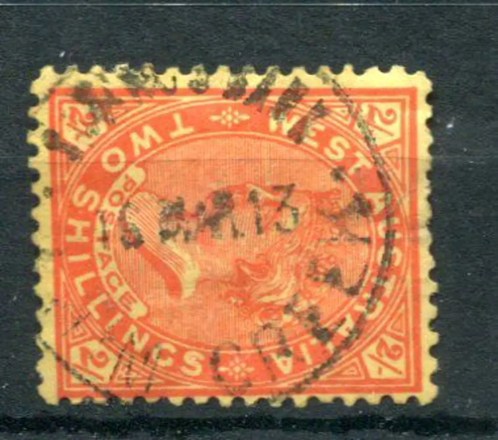 Whim Creek Savings Bank SBv on 2/- vermilion QV, ... Image 1++