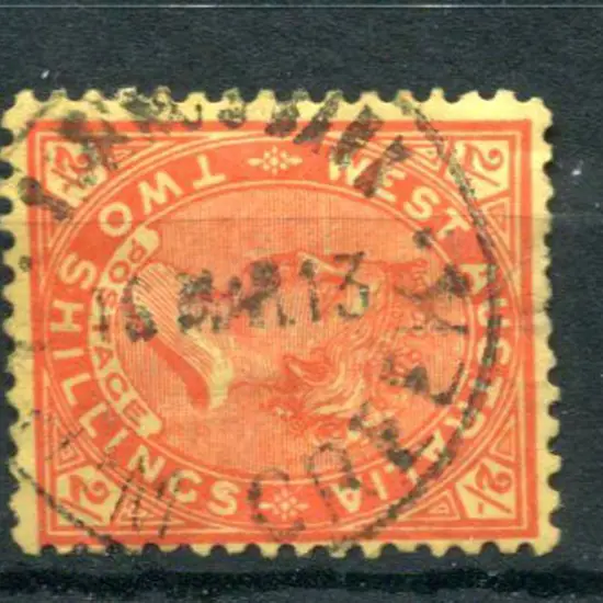 Whim Creek Savings Bank SBv on 2/- vermilion QV, ...