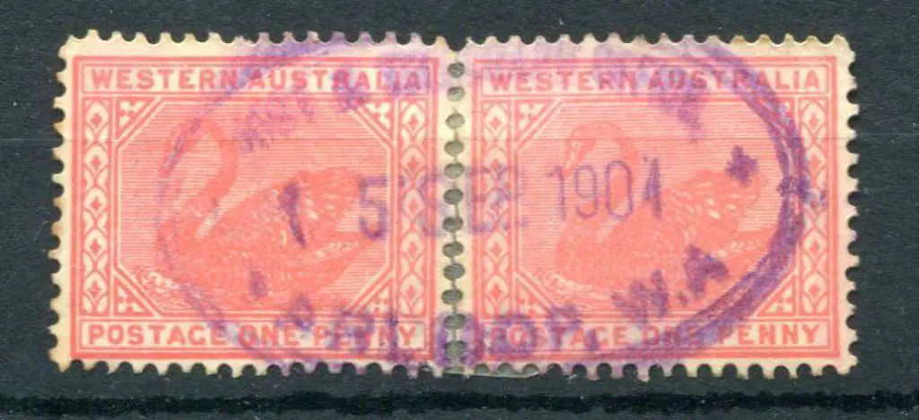 Yarloop Post & Telegraph Office ORS1 on 1d red ... Image 1++