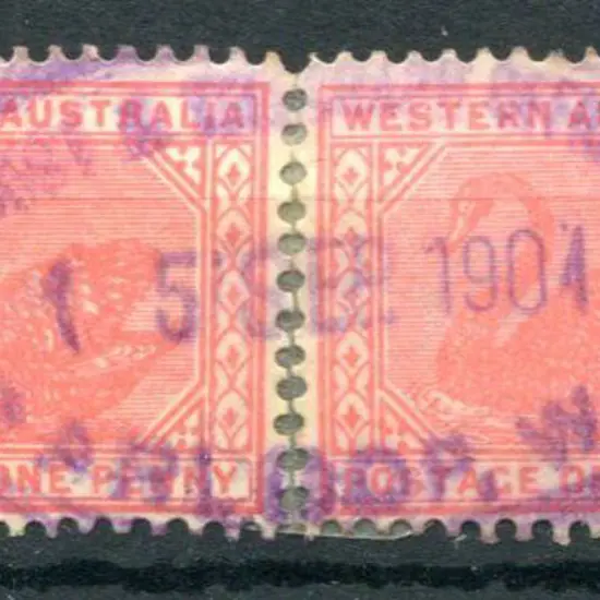 Yarloop Post & Telegraph Office ORS1 on 1d red ...