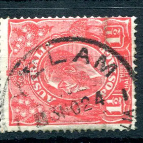 Yelam C30 60% strike on 1½d red KGV for 3 NO 24. ...