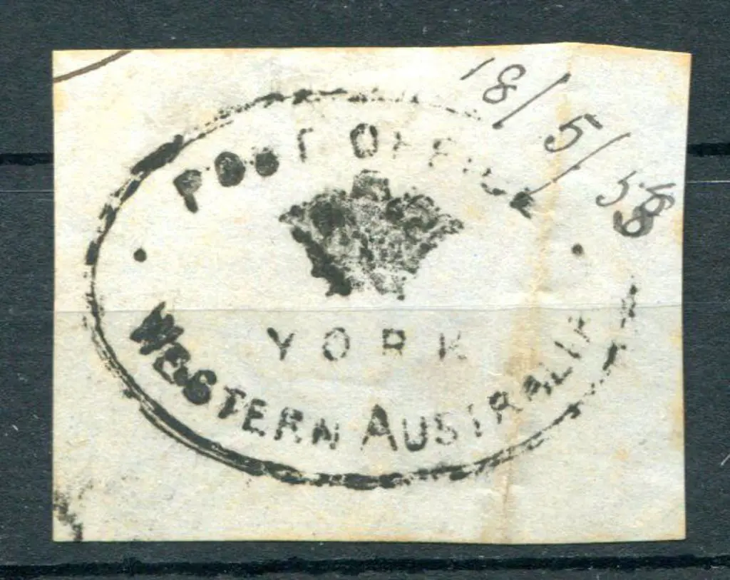 York Post Office PA PO 1 Fine strike on piece in ... Image 1++